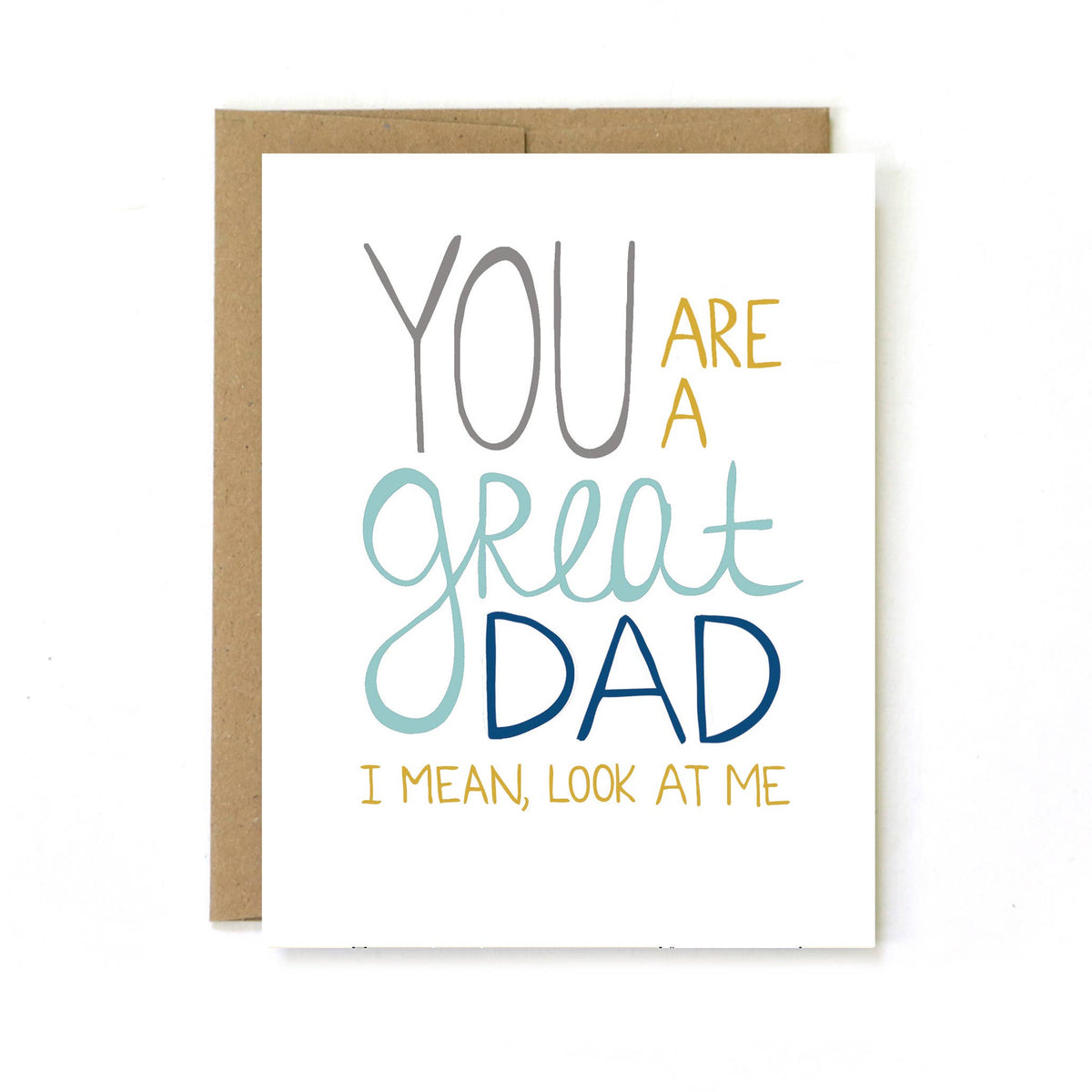 Fun Father's Day Card for Great Dad from Daughter