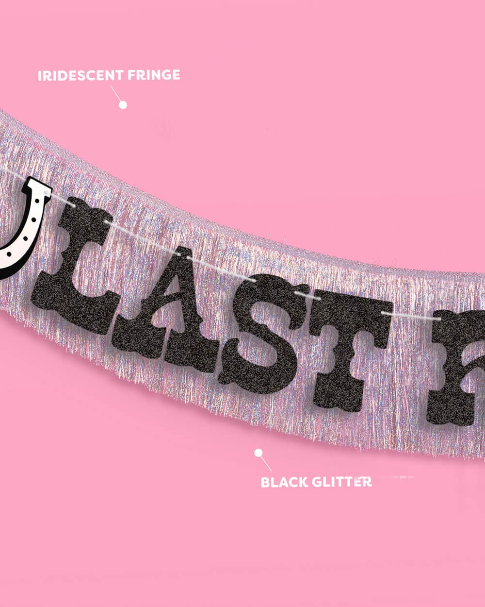 Last Rodeo Banner - two piece bachelorette banner, 5.5' long