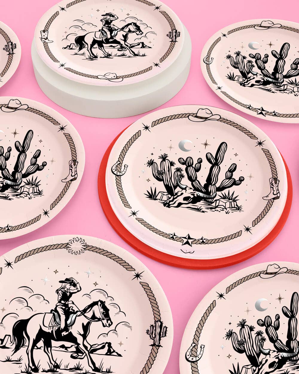 Western Paper Plates 24 pcs