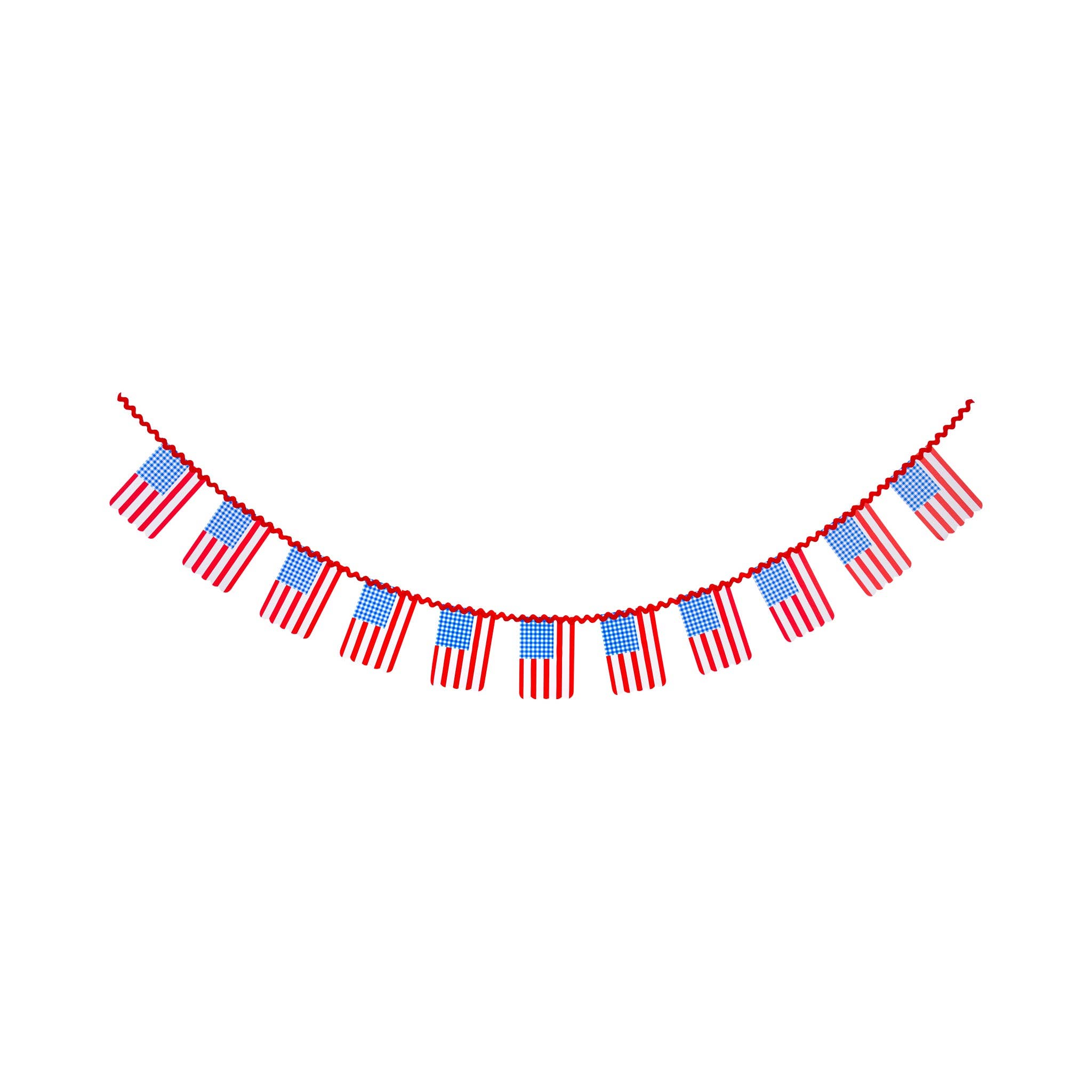 FLA1202 - Gingham Flag Banner