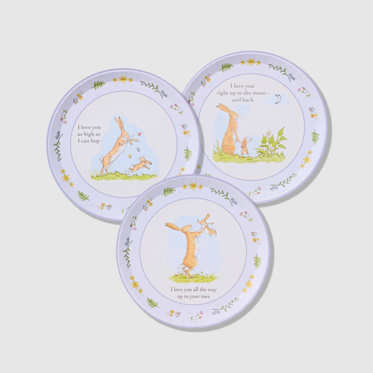Guess How Much I Love You Blue Large Plates (10 Per Pack)