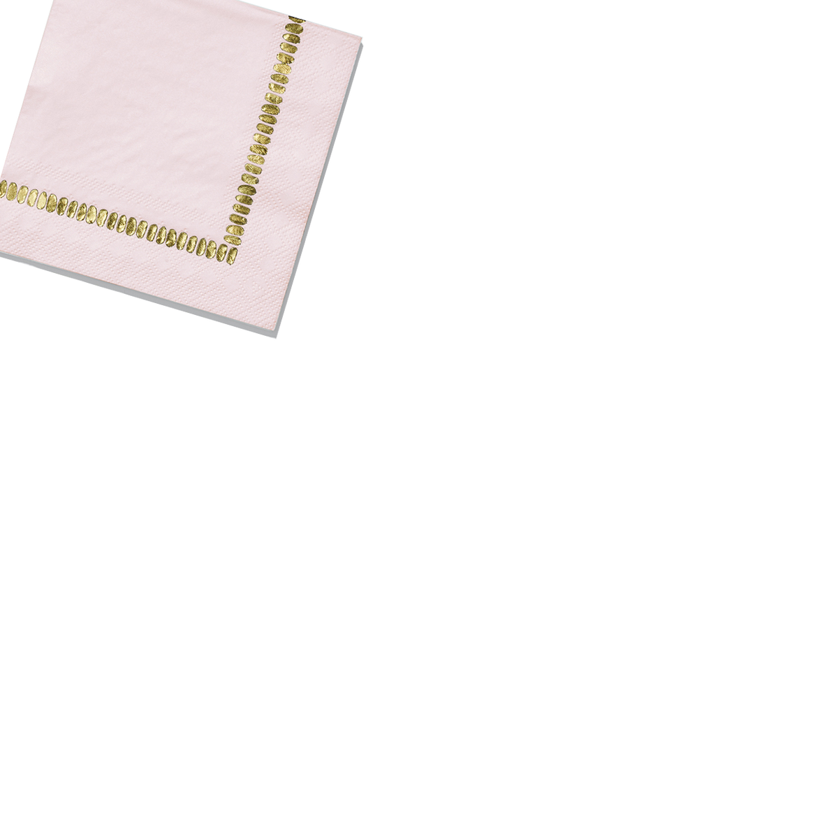 Pale Pink Brushstroke Cocktail Napkins (25 per pack)