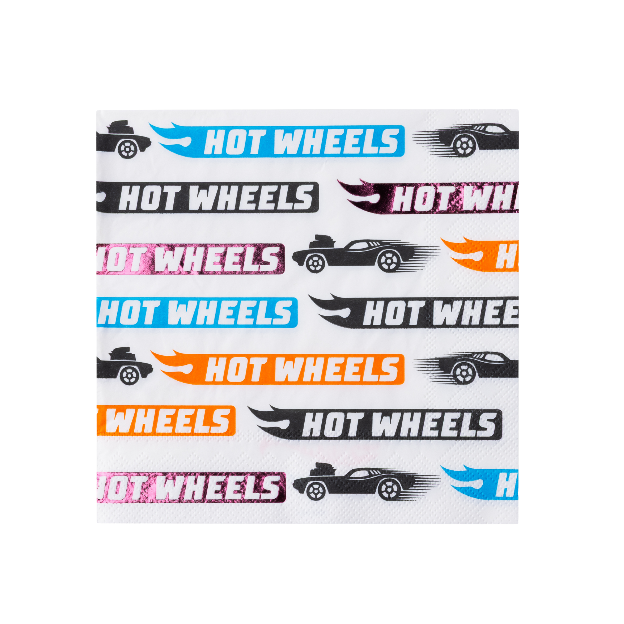 HOT WHEELS™ MULTICOLOR RACE CAR LARGE NAPKINS