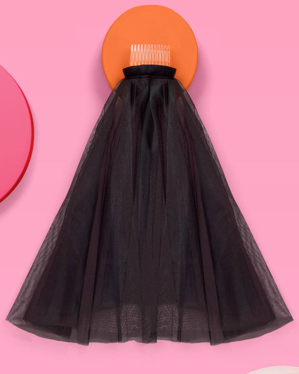 Bride or Die Veil - black tulle veil - divorce party