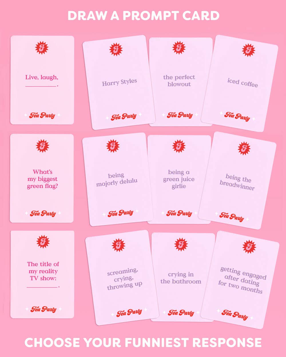 What's the Tea? Game - group card game, gift