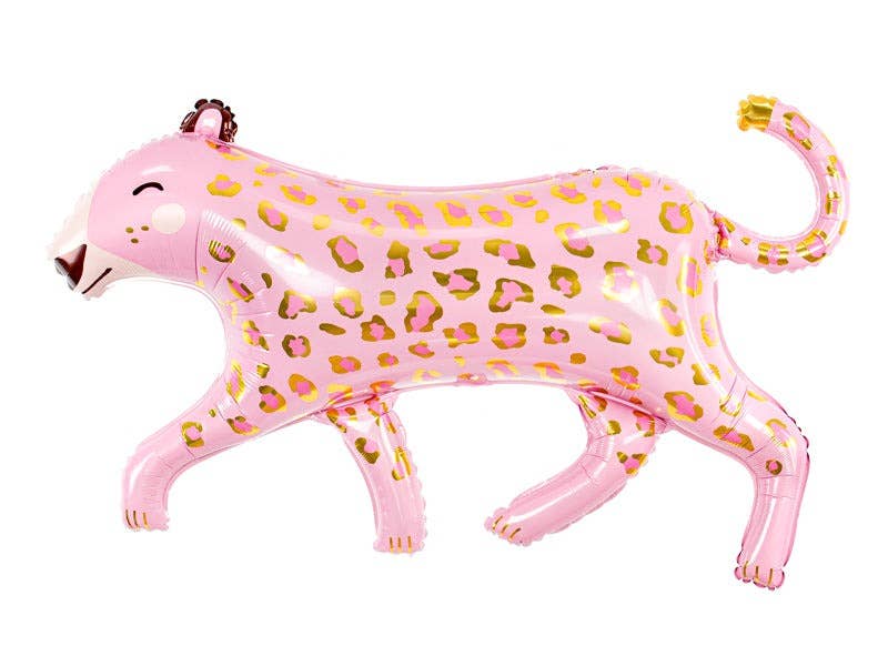 Pink Leopard Foil Balloon 40 in.