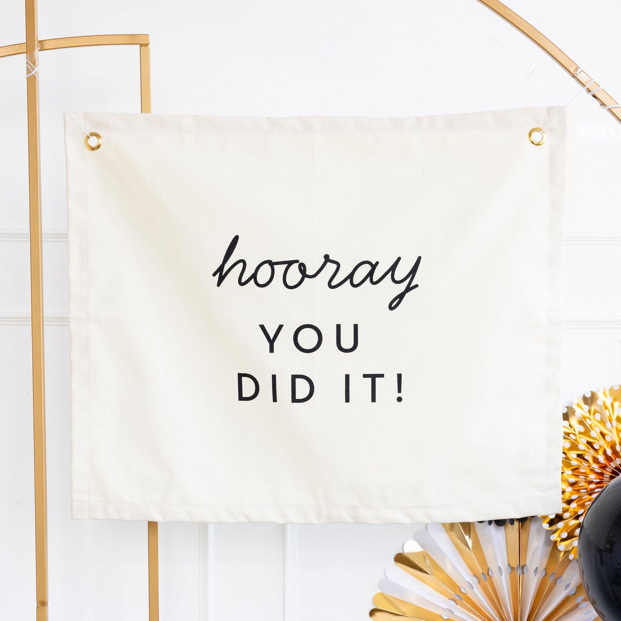 GRD1021 - Hooray Canvas Banner