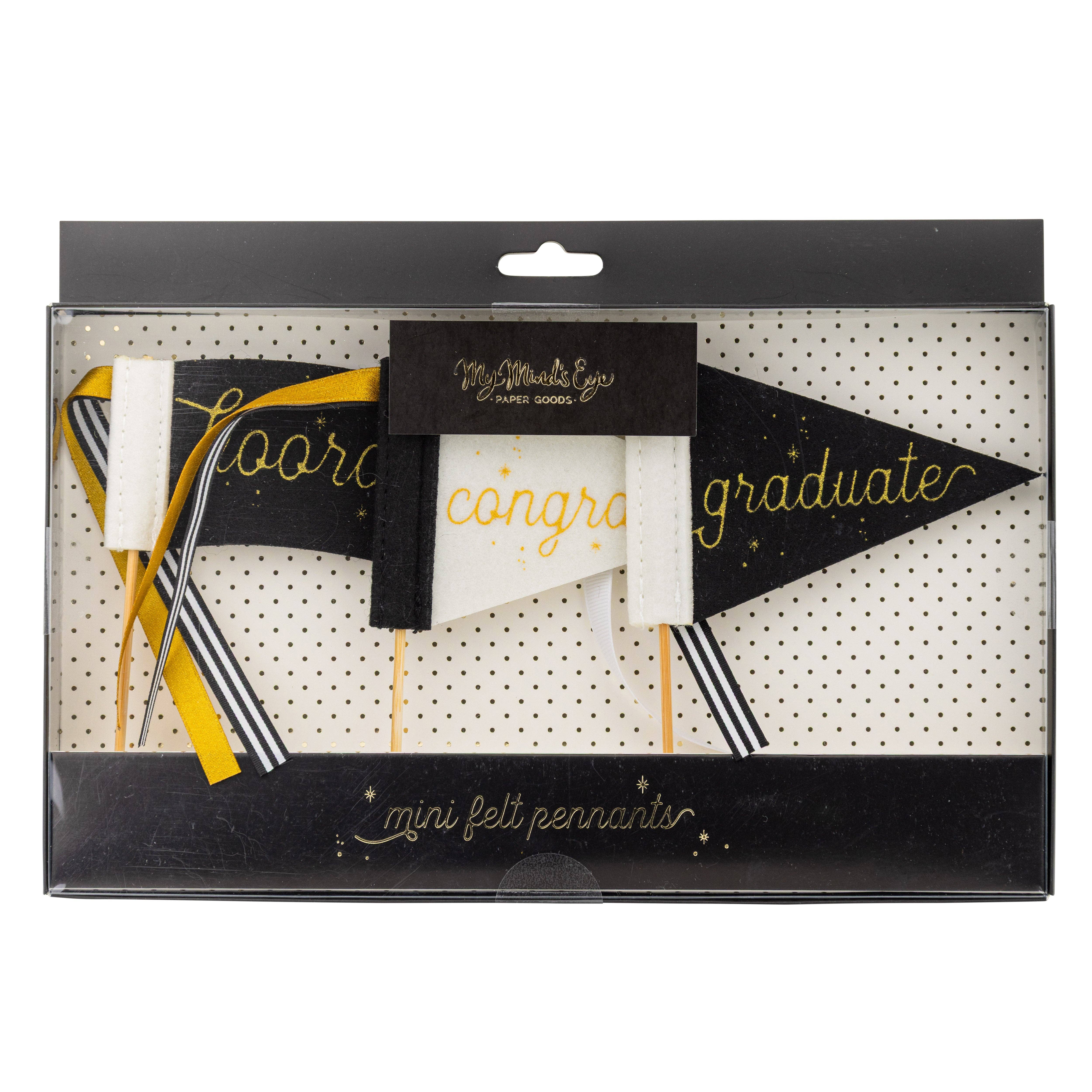 GRD1215 - Graduation Mini Felt Pennants