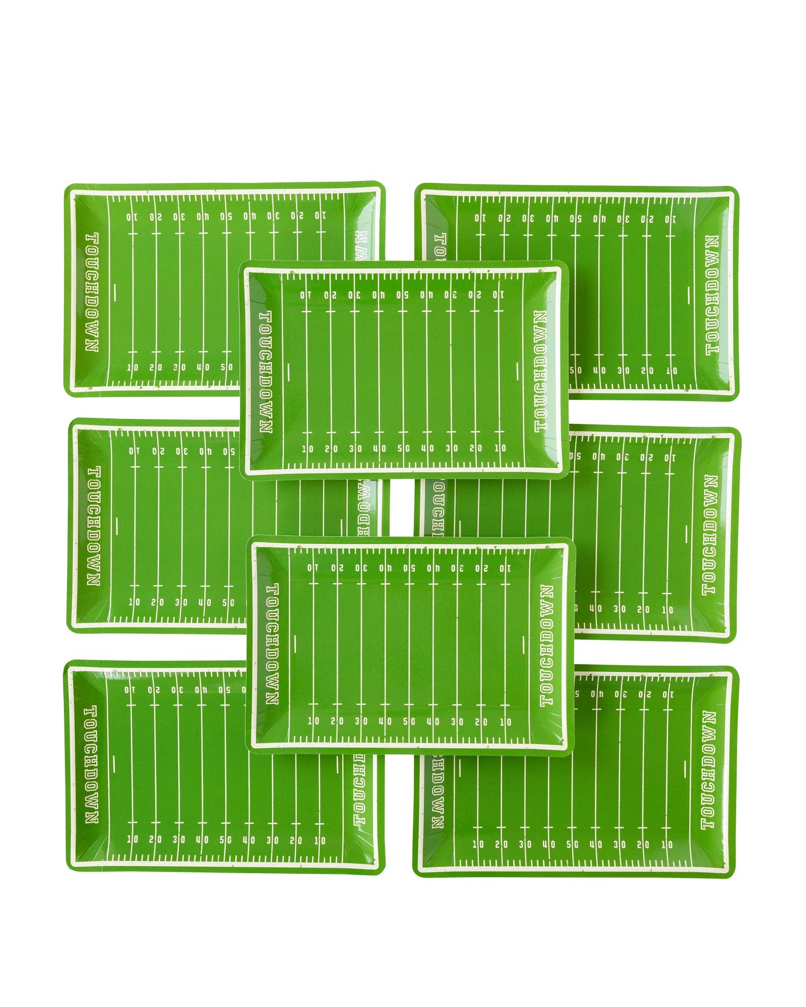 FTB940 - Football Field Shaped Paper Plate