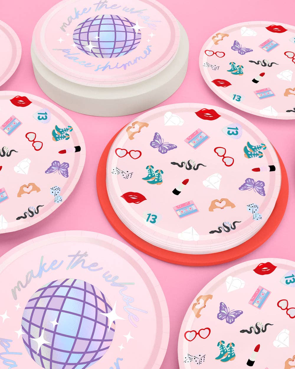 Era's Party Paper Plates | 24pc 9" |Party Tableware