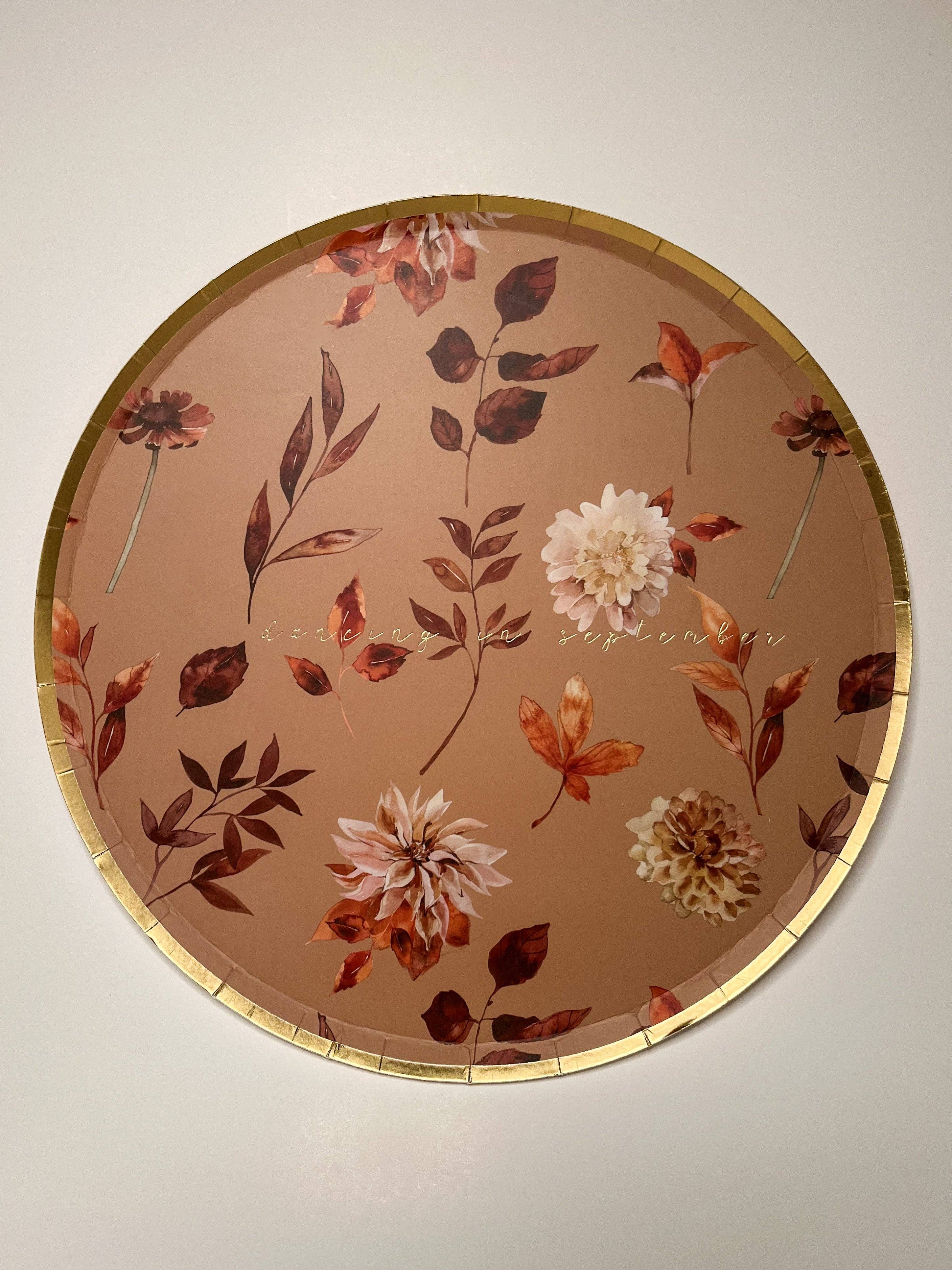 Fall Leaf Dinner Plate (8pcs)