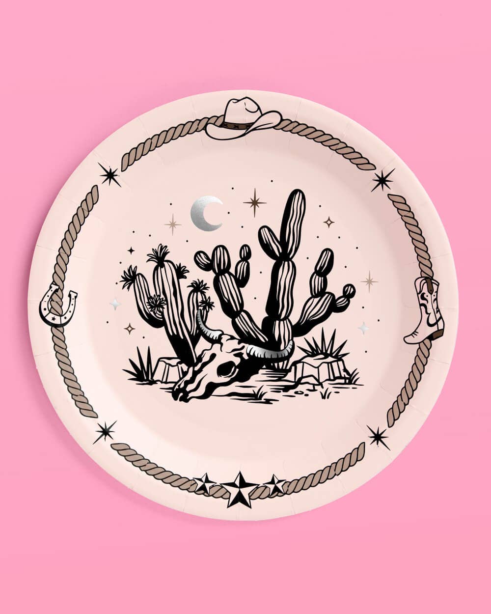 Western Paper Plates 24 pcs