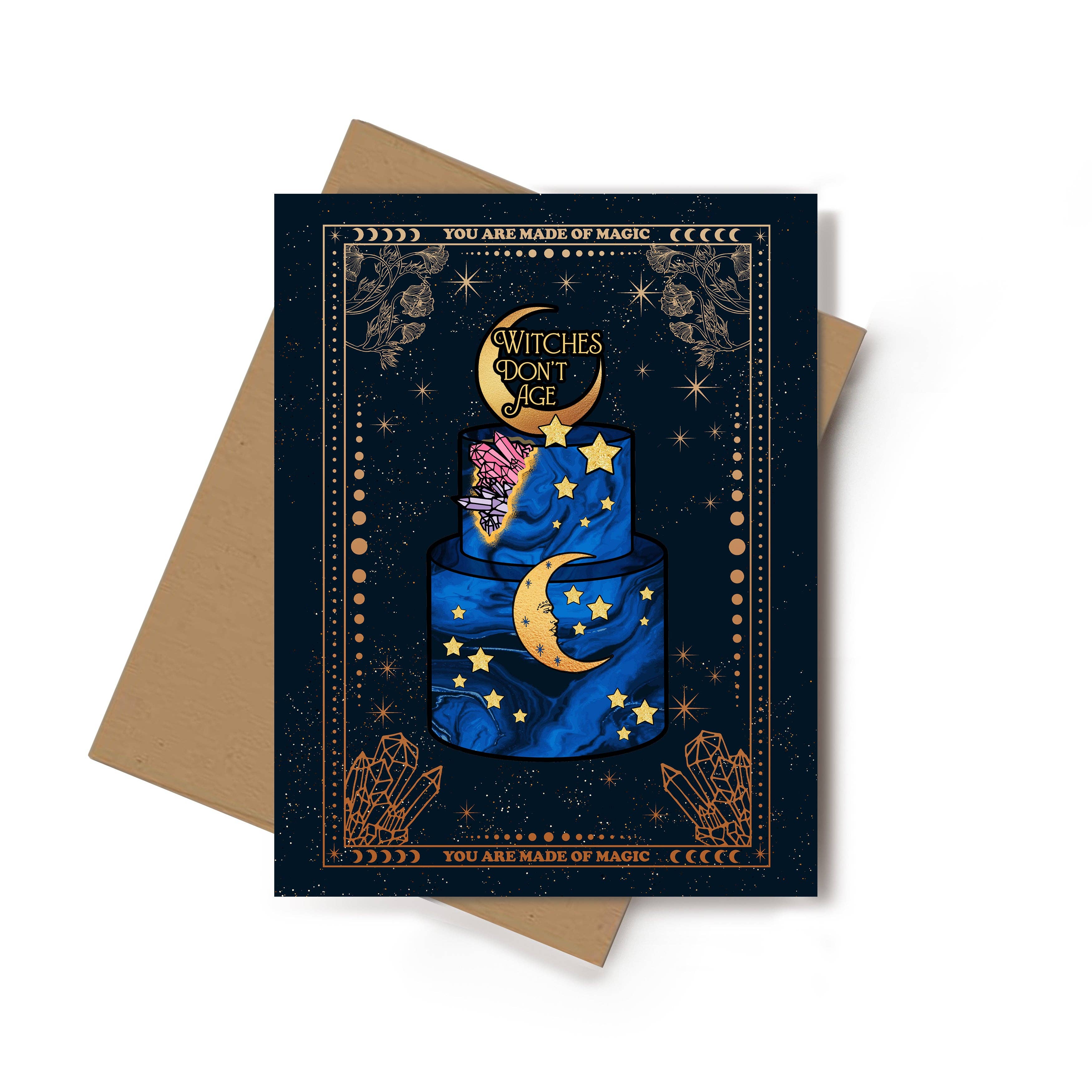 Witches Don't Age Birthday Card (6-Pack)
