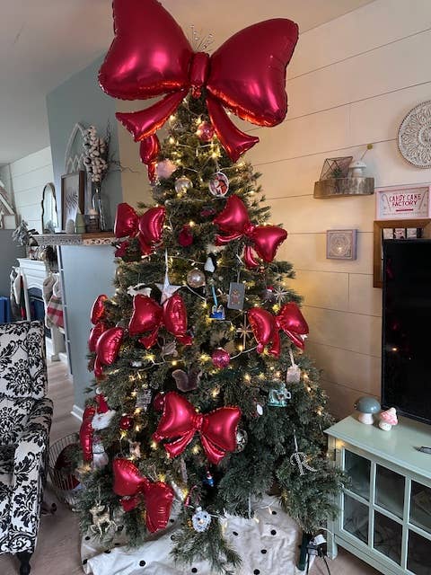 Red Bow Balloon 40"