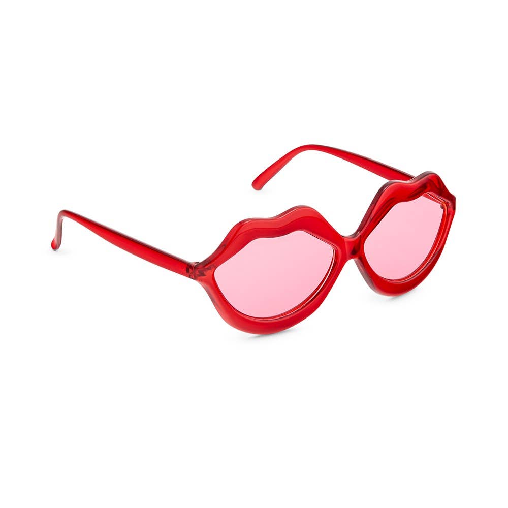 Women's Bachelorette Party Sunglasses - Red Lips