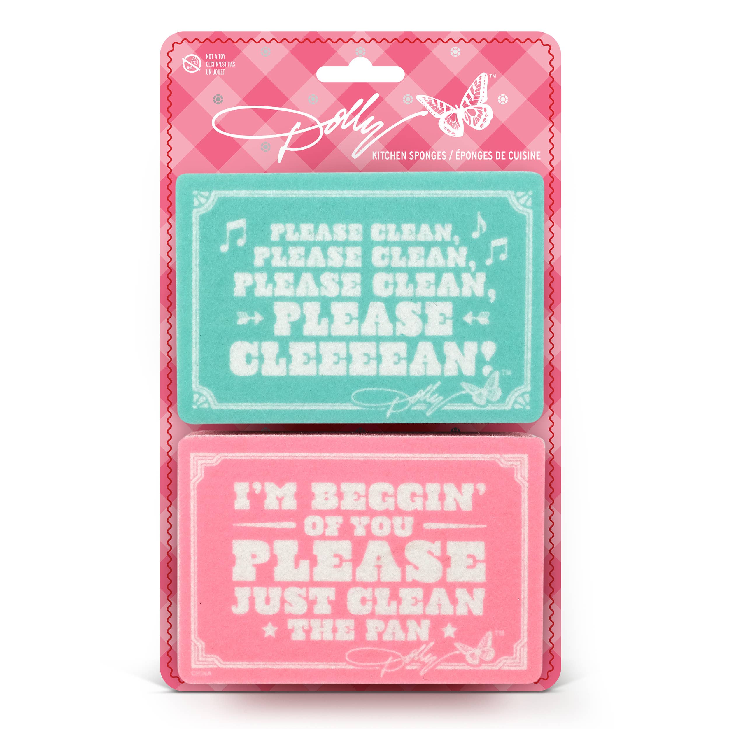 Dolly Parton Jolene Kitchen Sponges, Set of 2