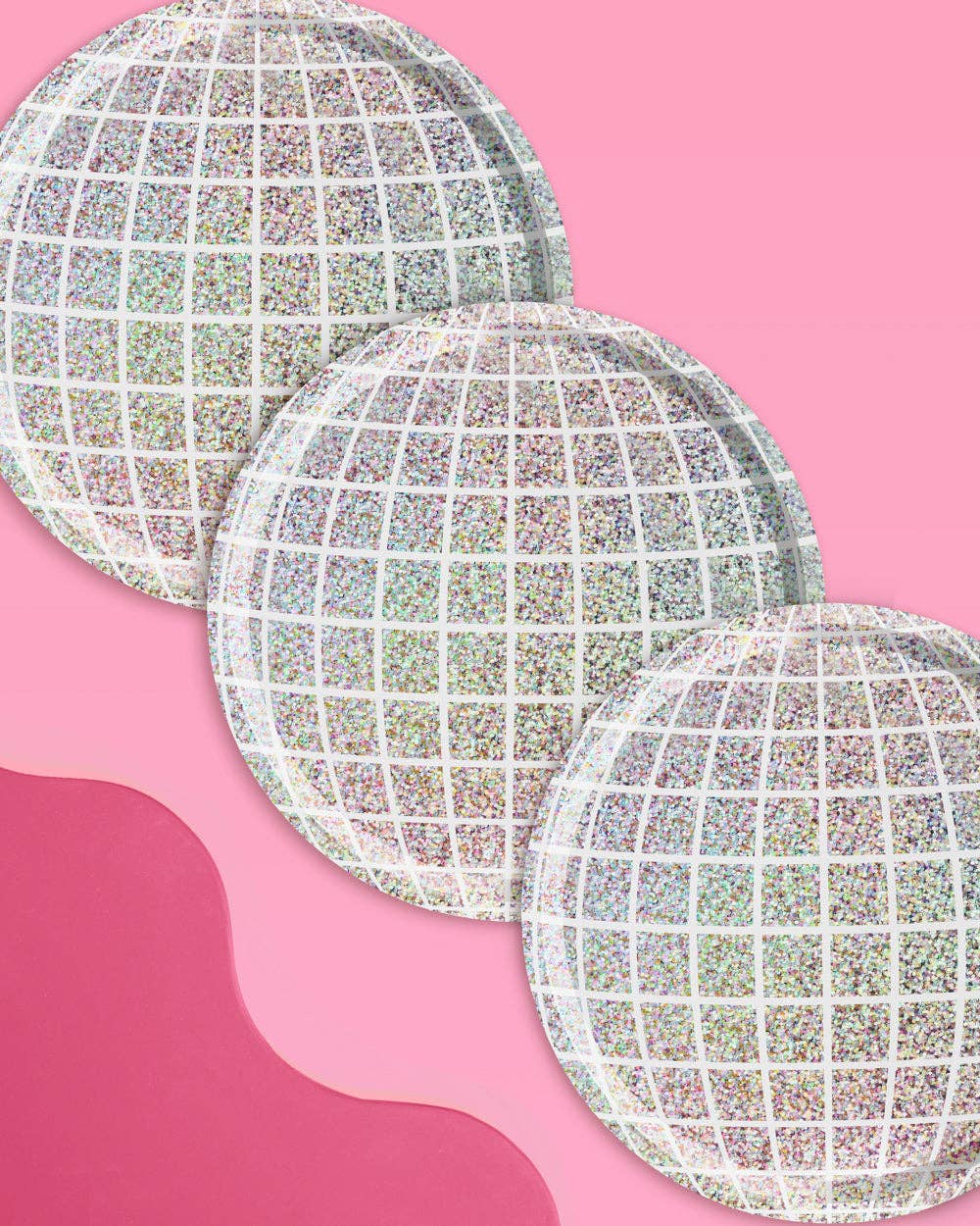 Shimmer Disco Pack - tablecloth, plates + napkins bundle
