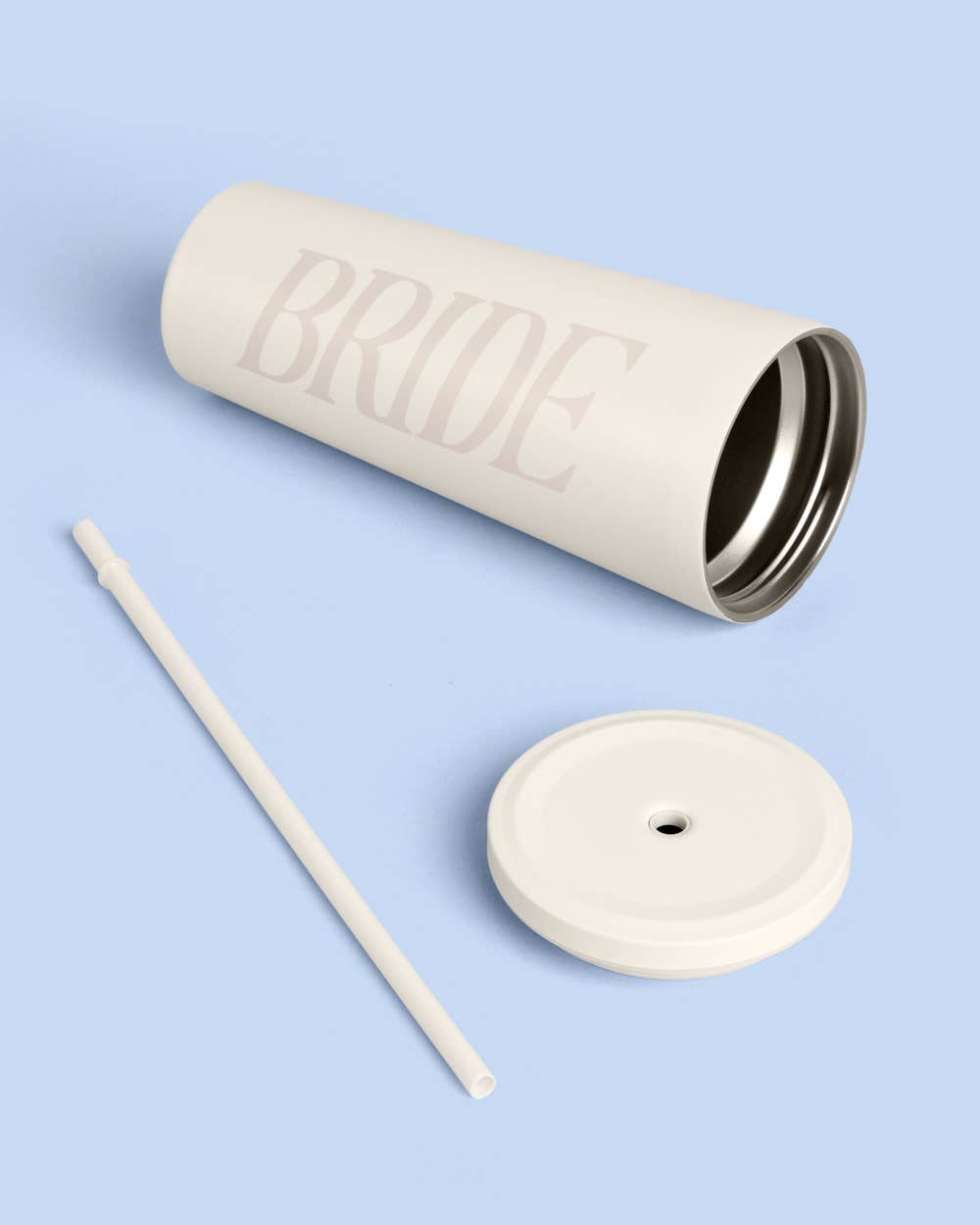 Bride Monochromatic Tumbler | ivory, bridal, bachelorette