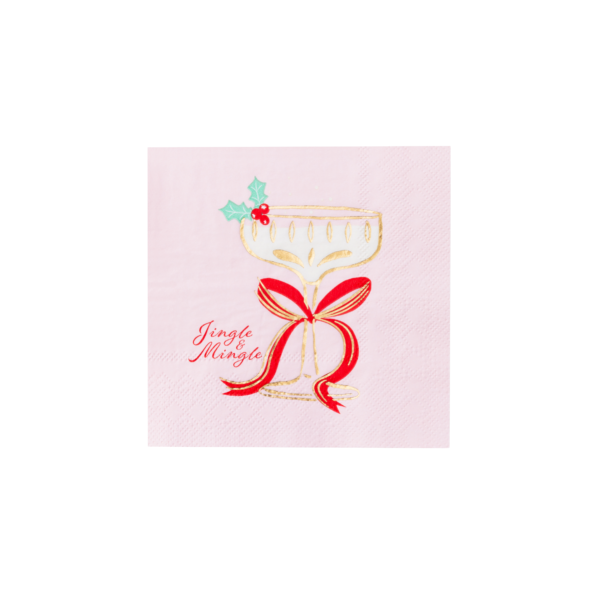 CHRISTMAS SPIRITS COCKTAIL NAPKINS