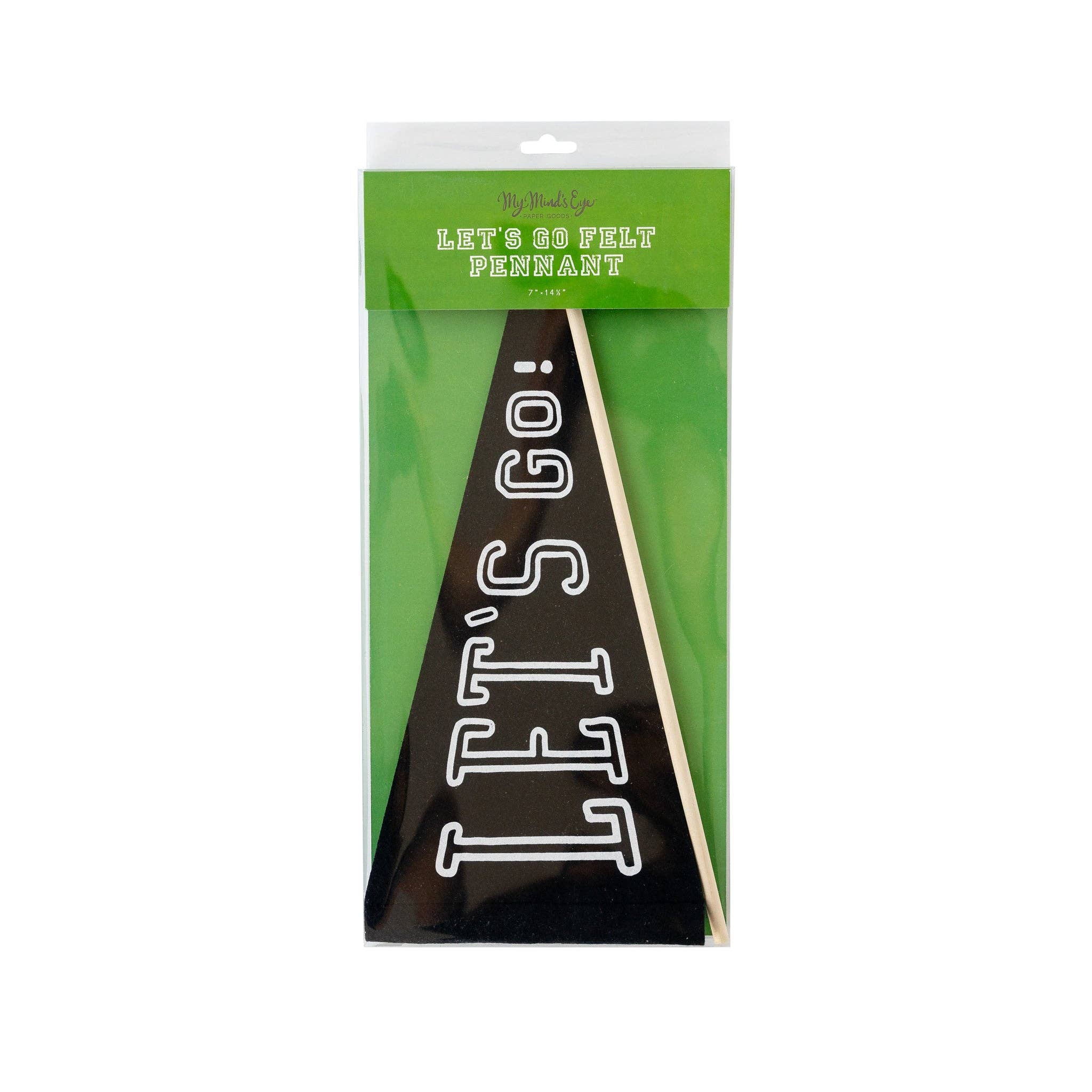 FTB913 - Let's Go! Felt Pennant