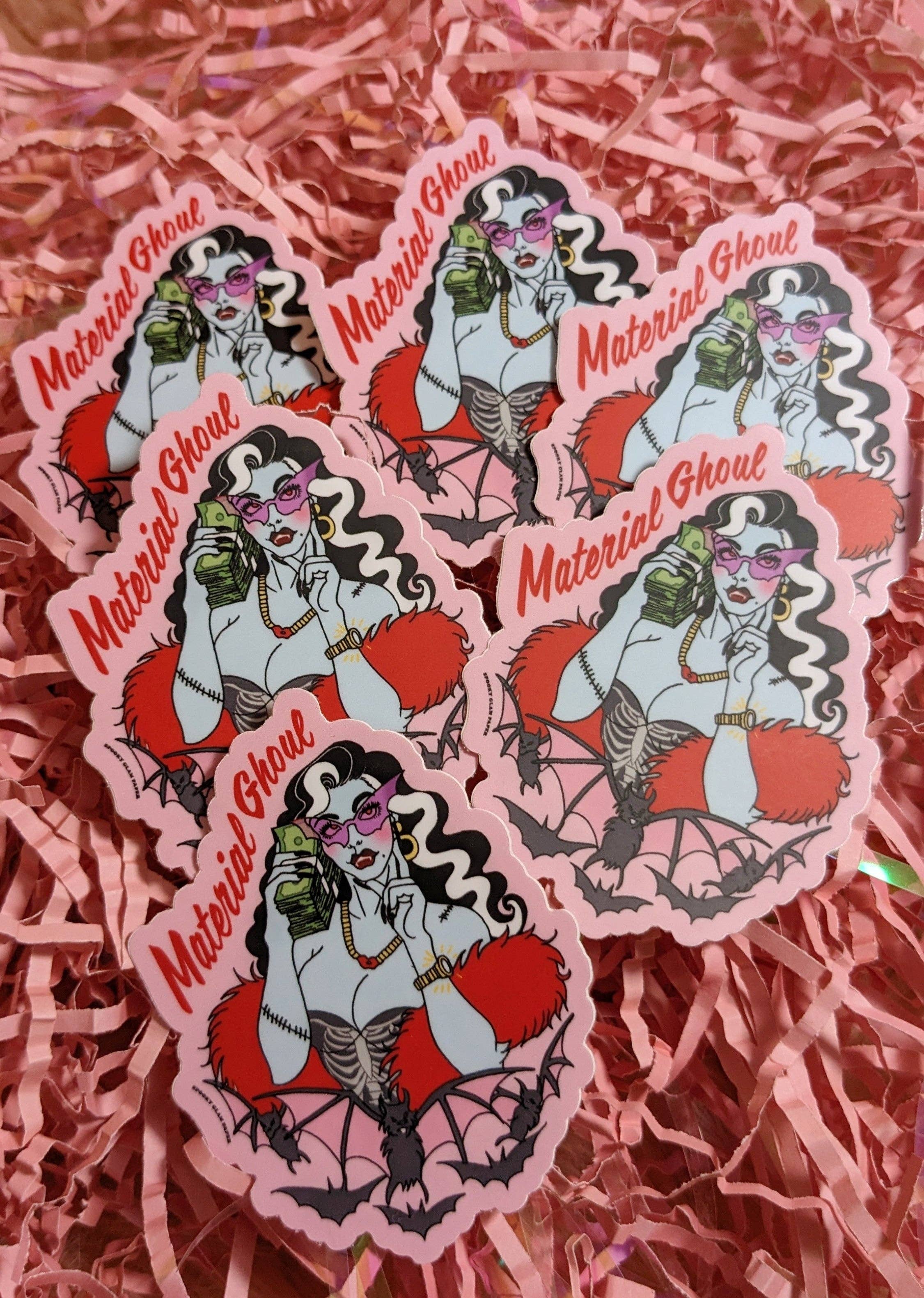 Material Ghoul Sticker(6 pack)