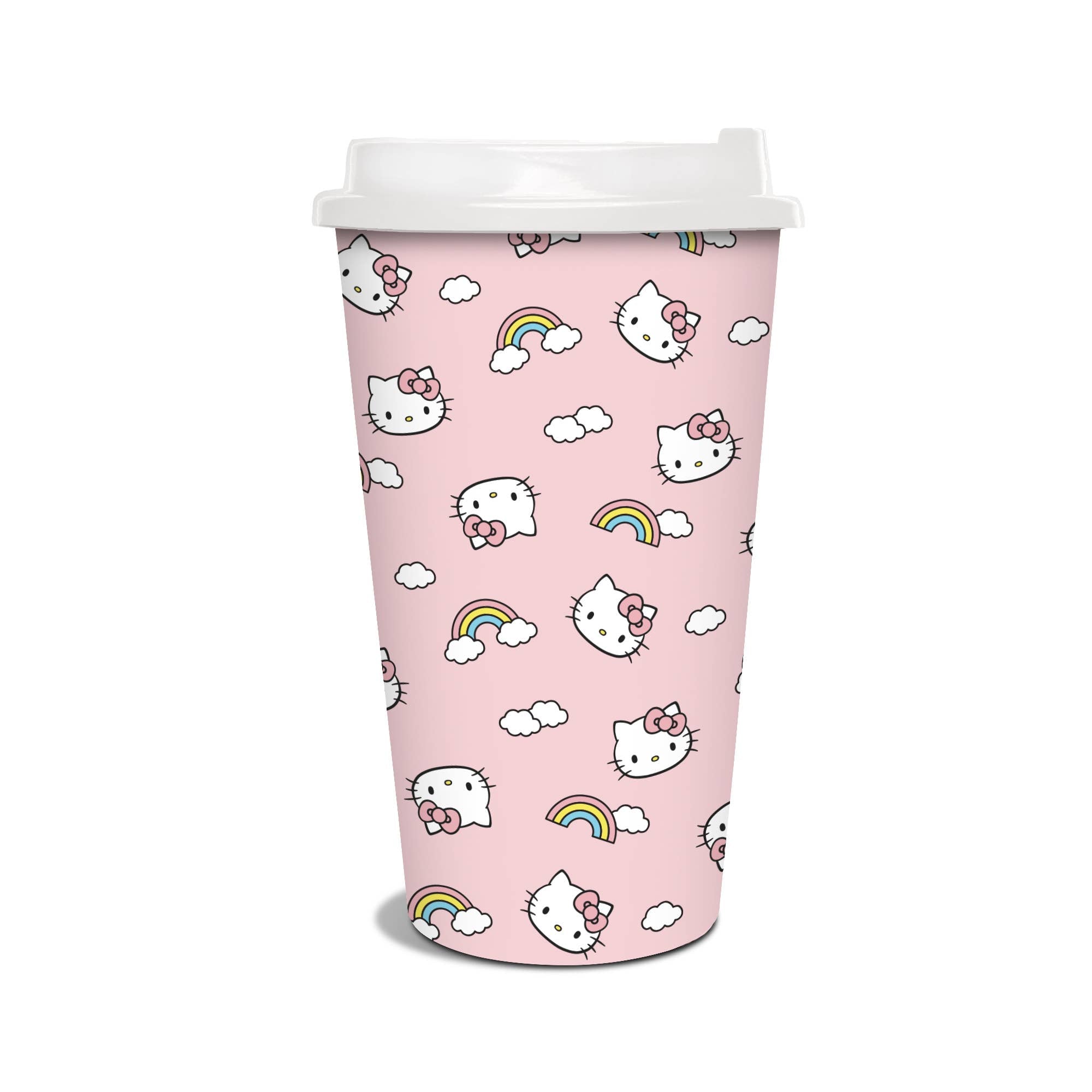 Hello Kitty Rainbow Skies Paper Hot Cups