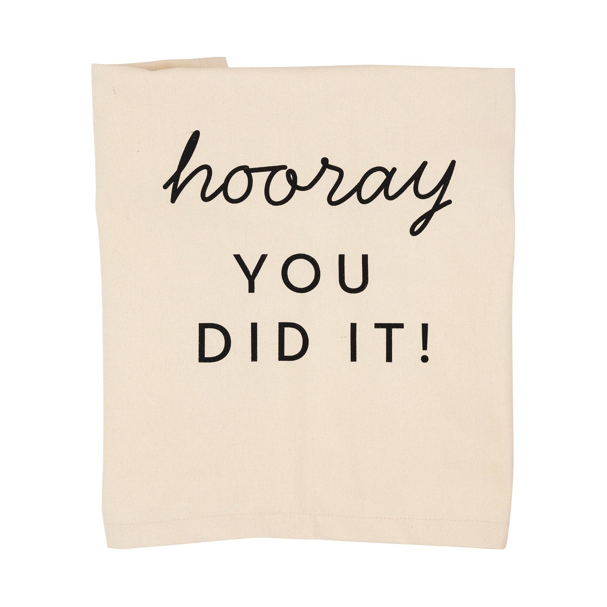 GRD1021 - Hooray Canvas Banner
