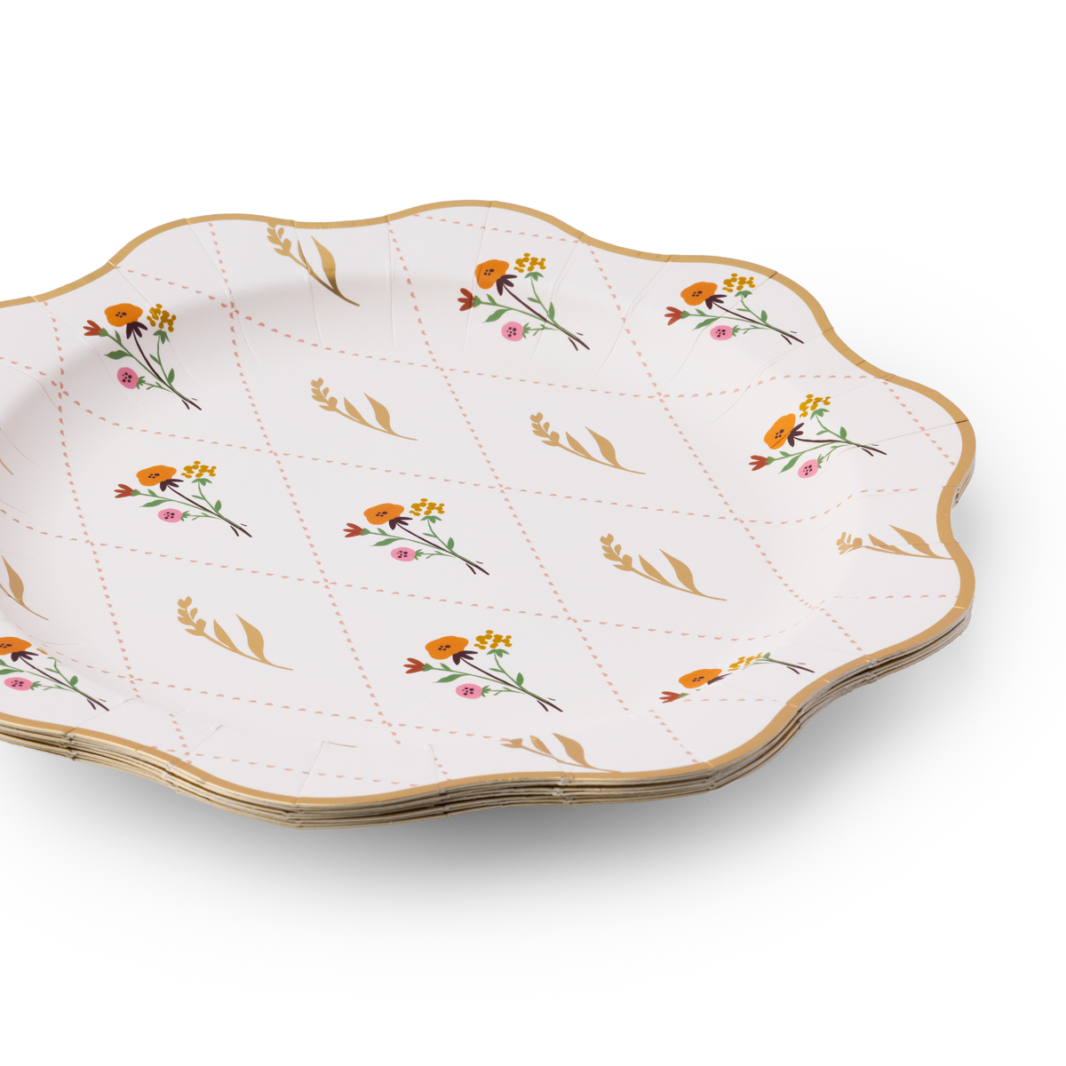 COZY FALL FLORAL DINNER PLATES