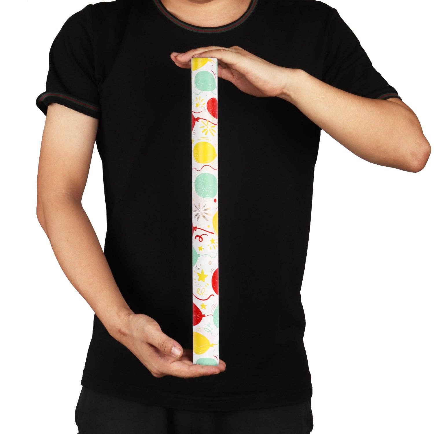17" x 10' Birthday Mini Wrapping Paper Bundle (3-pack) | Happy Birthday/Balloons/Stripes