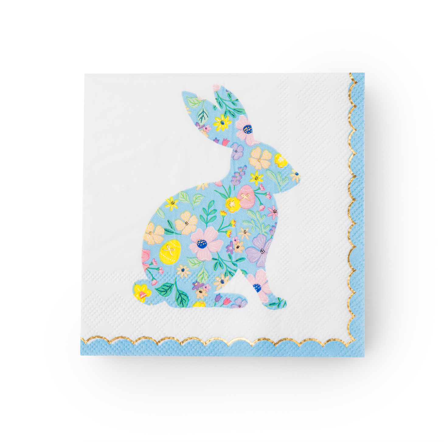 EASTER BUNNY PASTEL FLORAL SMALL NAPKINS
