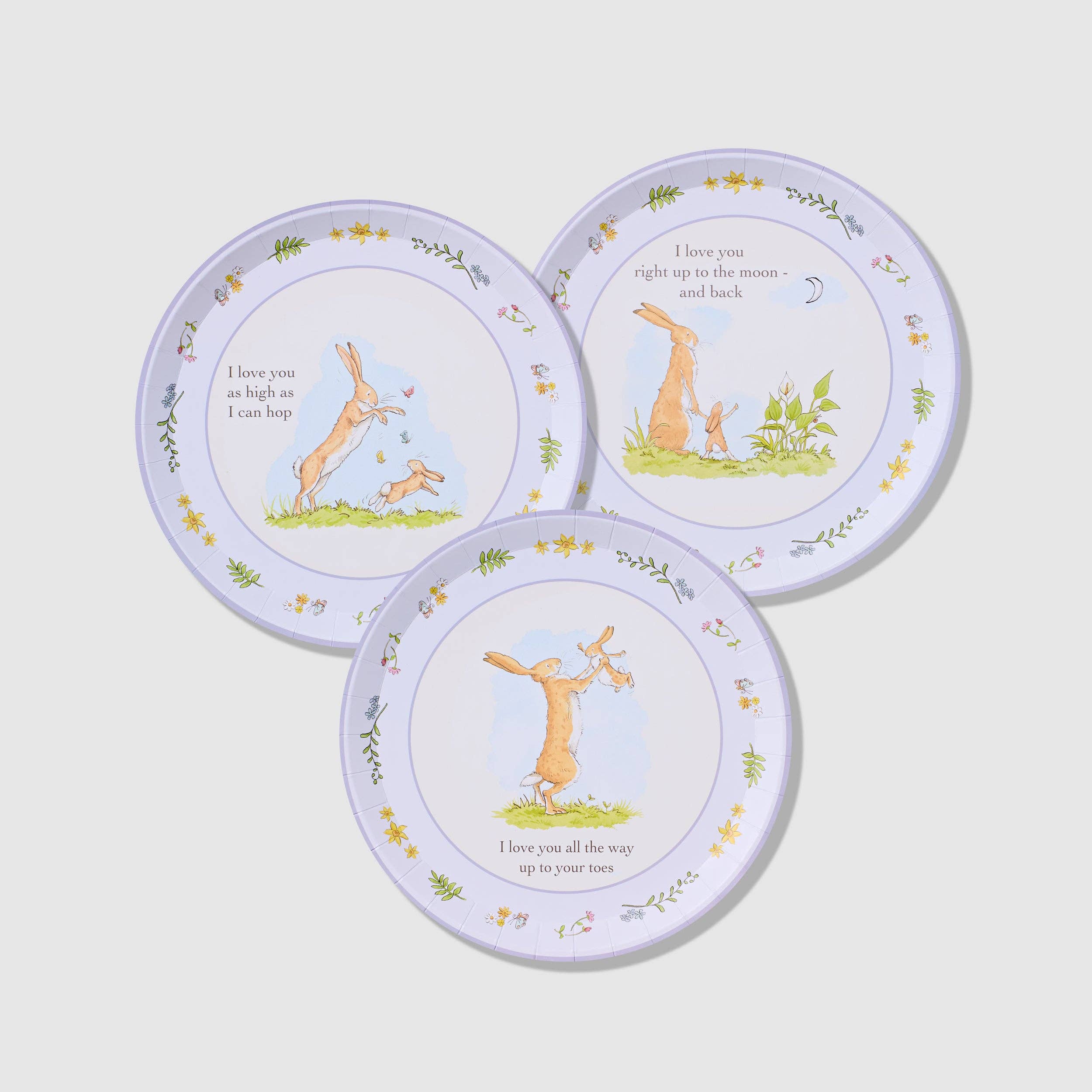 Guess How Much I Love You Blue Large Plates (10 Per Pack)