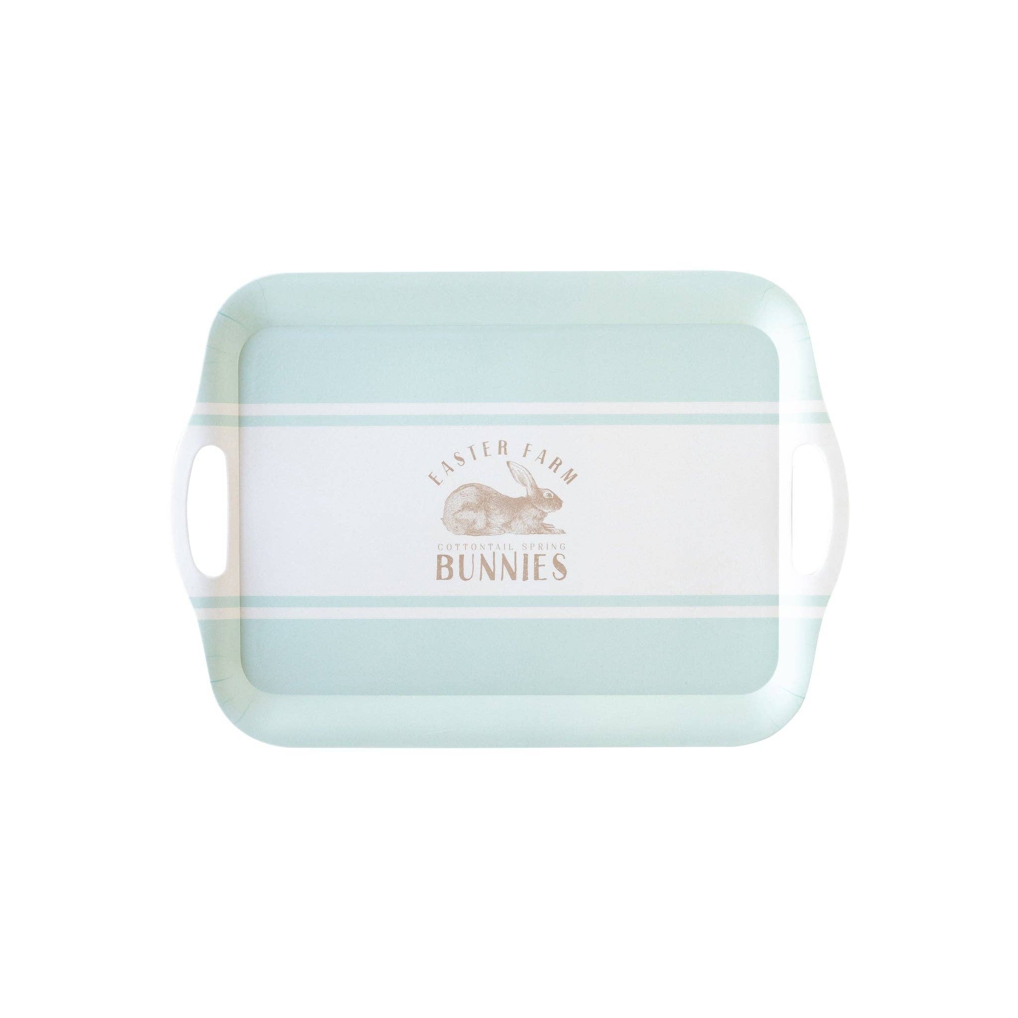 PLBT124A - Easter Farm Reusable Bamboo Tray