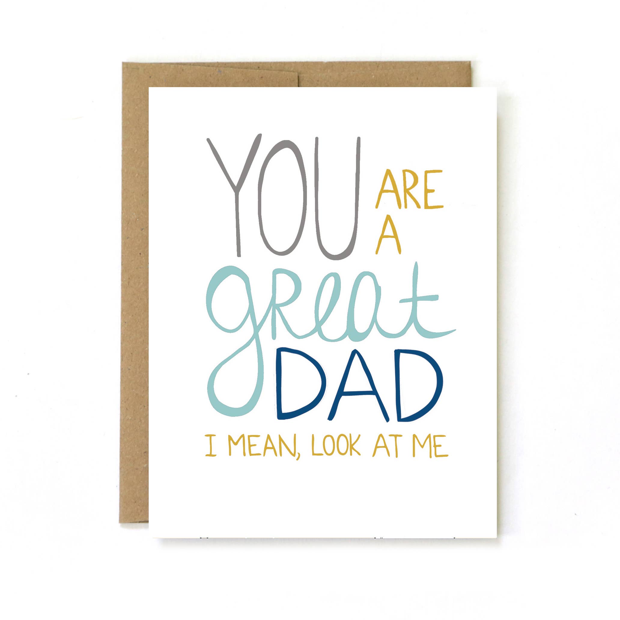 Fun Father's Day Card for Great Dad from Daughter