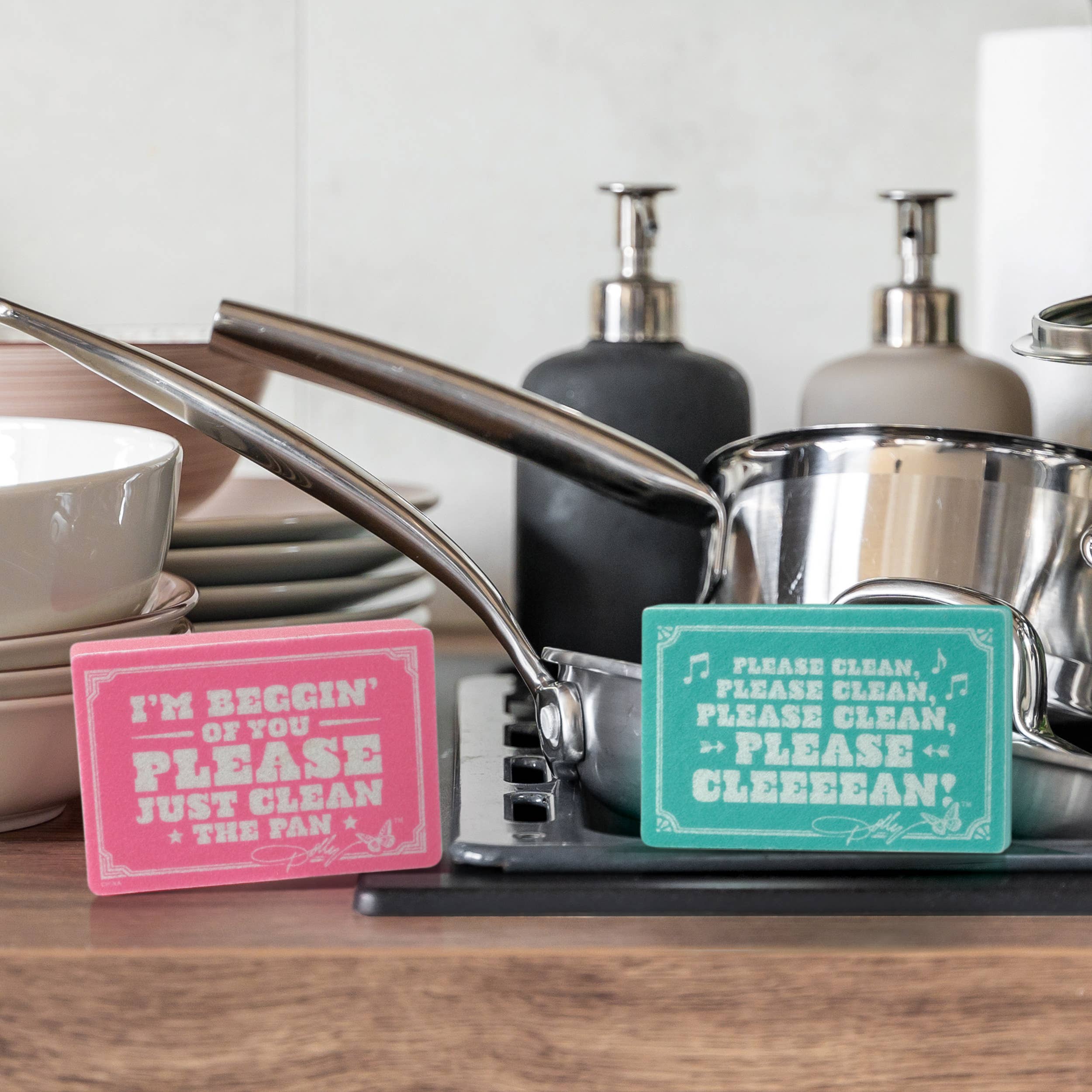 Dolly Parton Jolene Kitchen Sponges, Set of 2