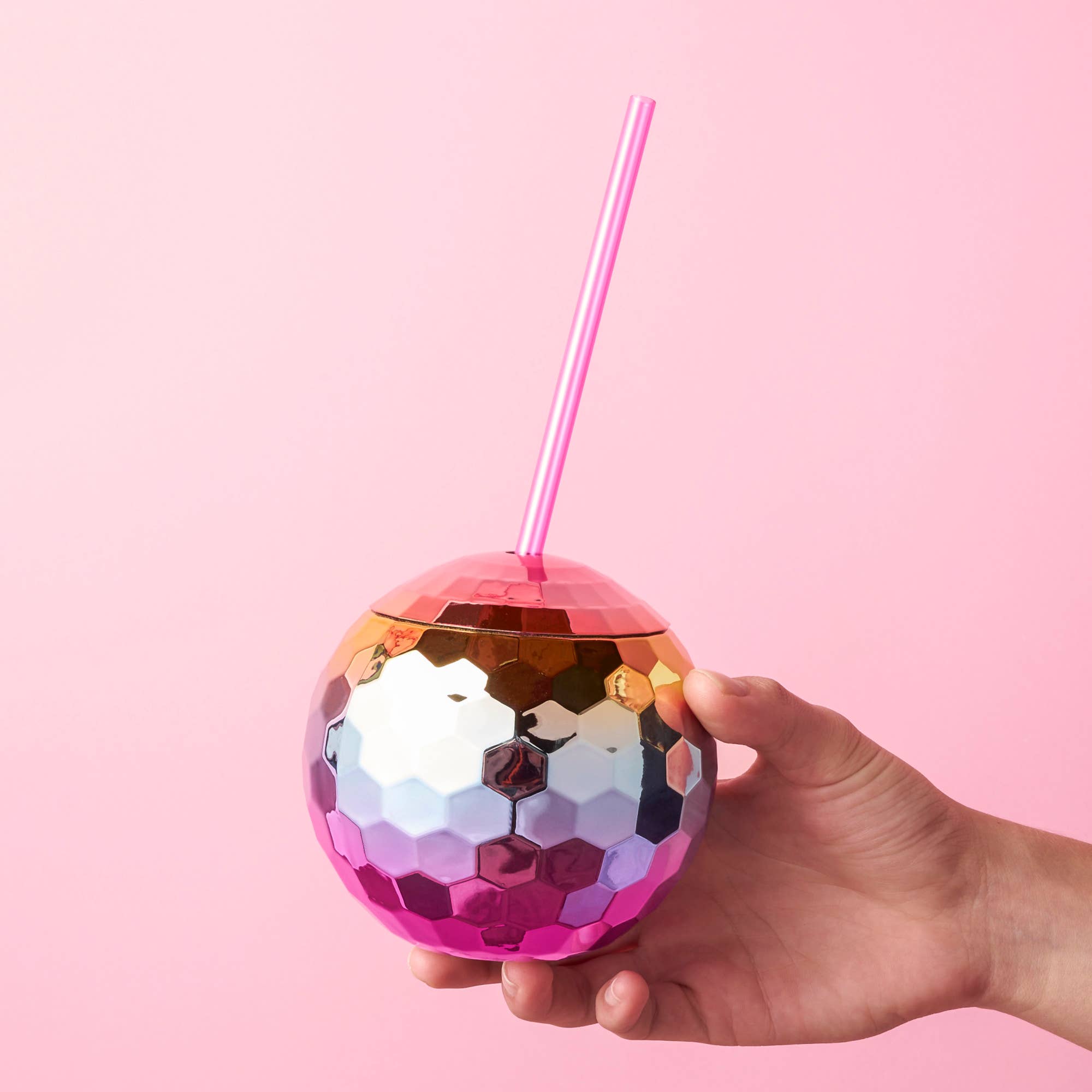 Rainbow Disco Ball Tumbler