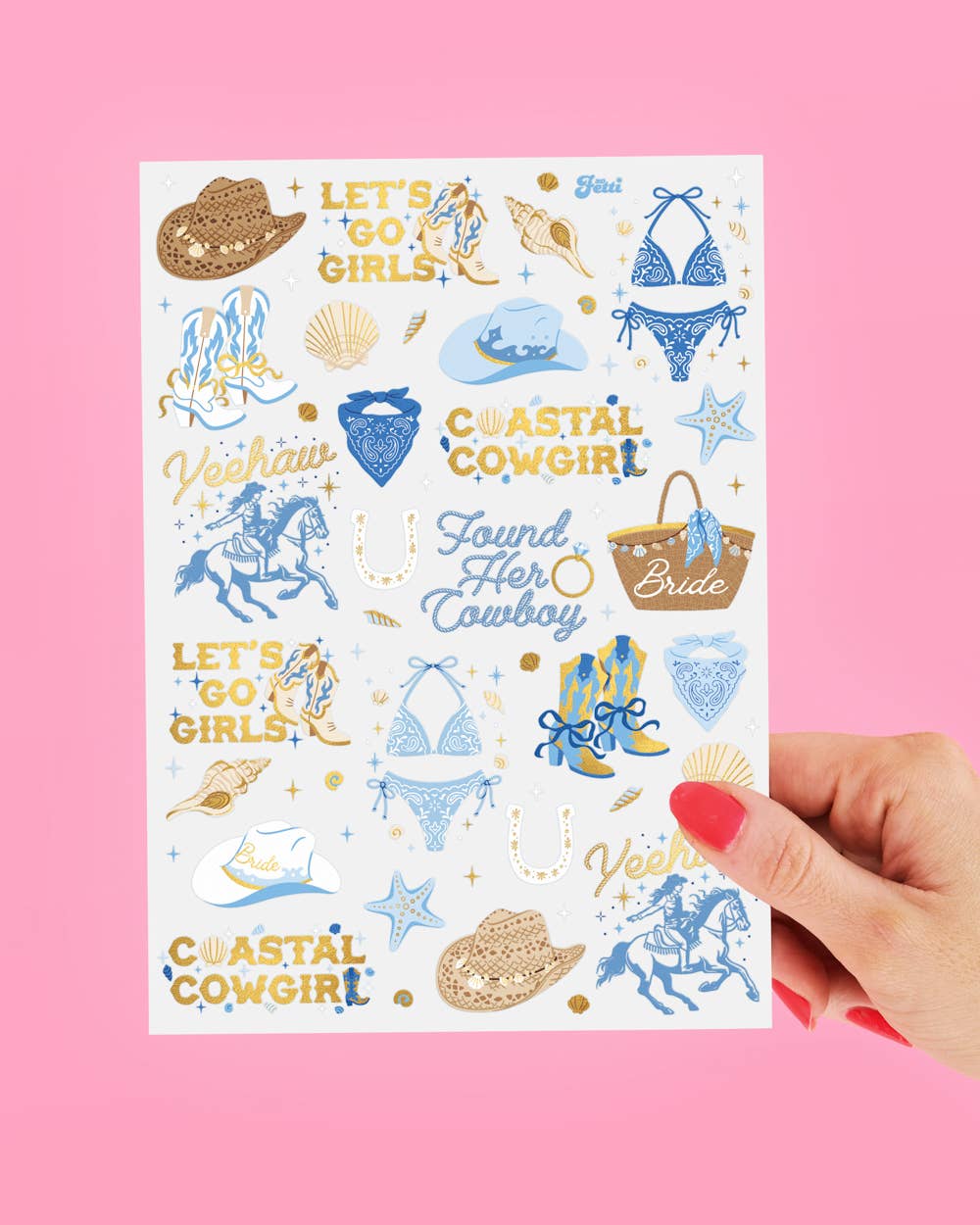 Coastal Cowgirl Bach Tattoos | beach, western, bride