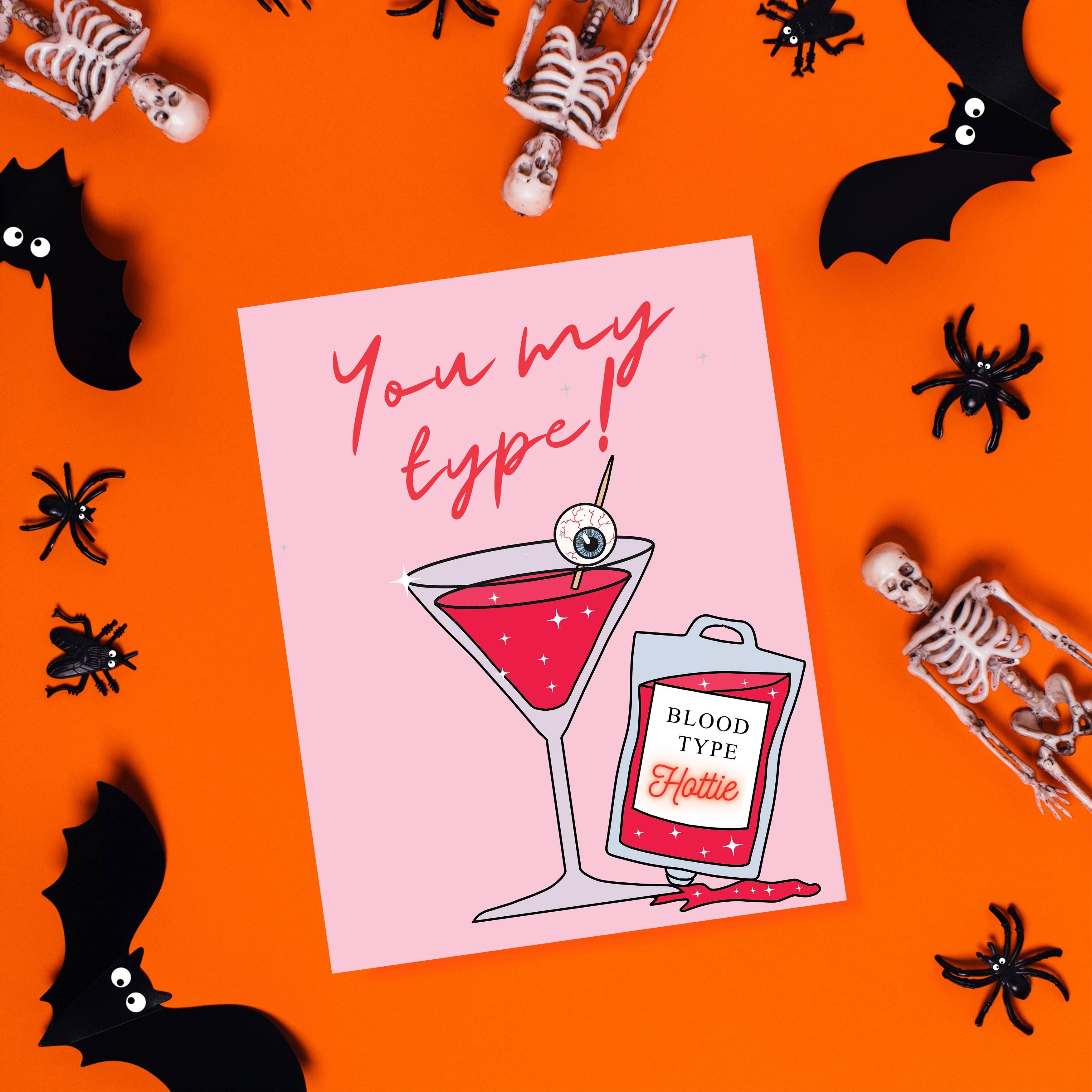 You My Type – Spooky Vampire Valentine Card Set of 6