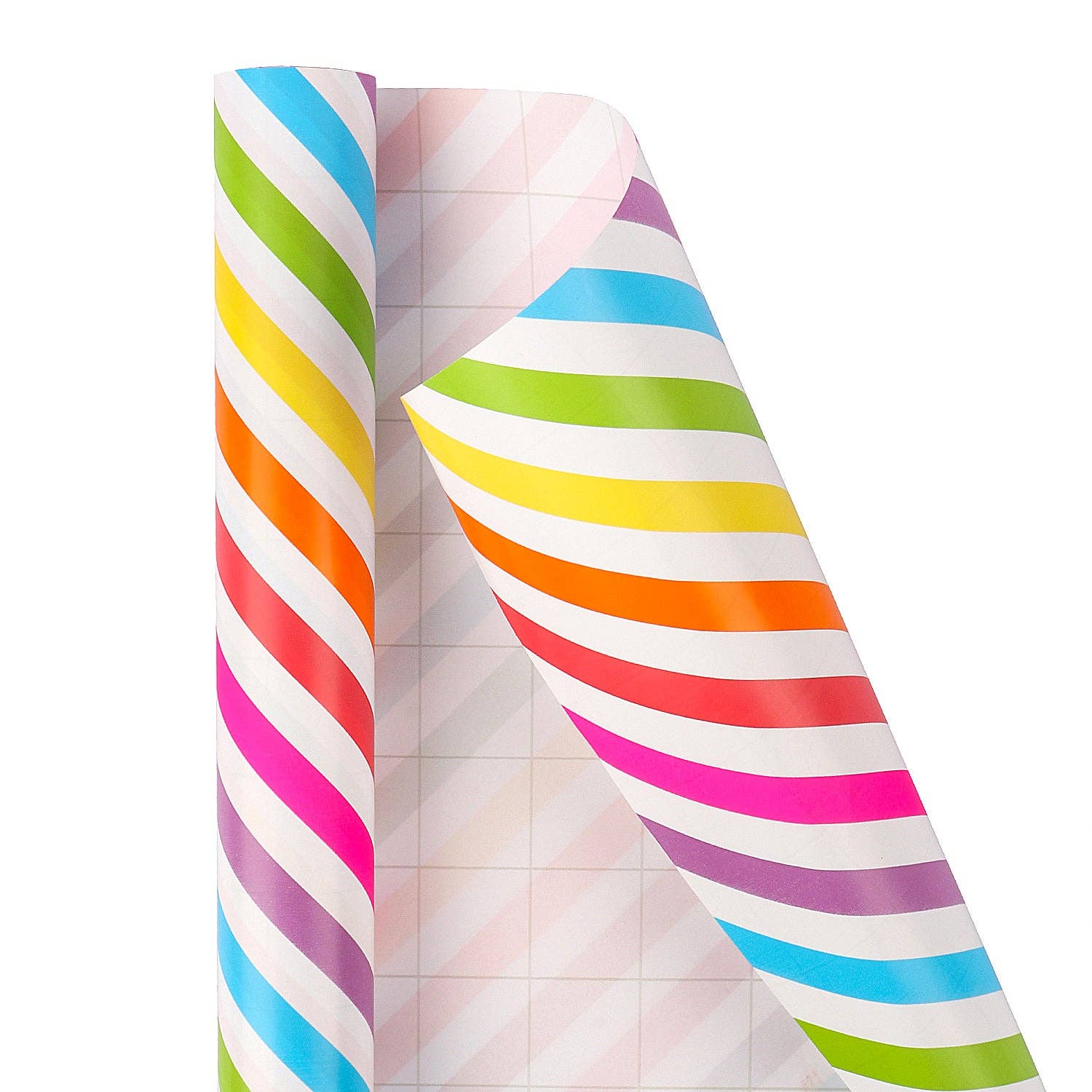 17" x 10' Birthday Mini Wrapping Paper Bundle (3-pack) | Happy Birthday/Balloons/Stripes