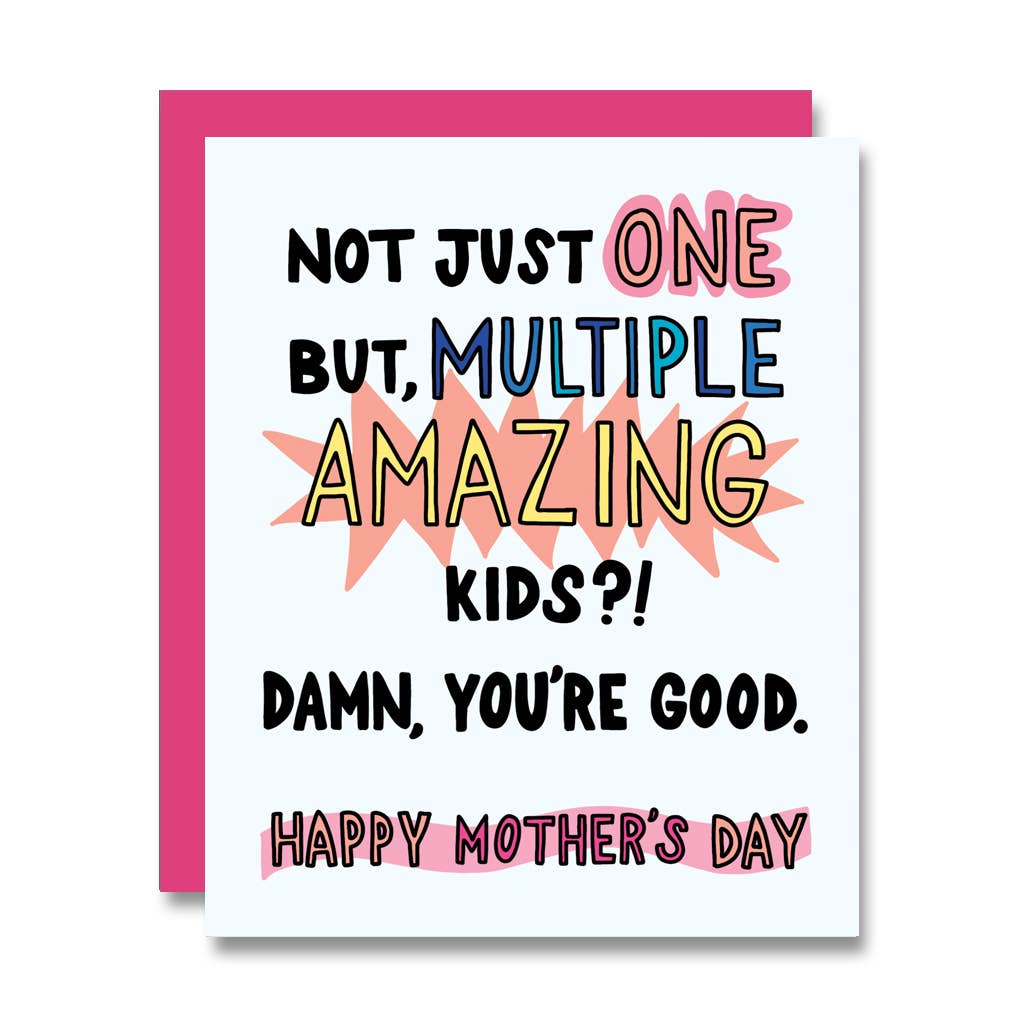 Siblings Mother's Day Card