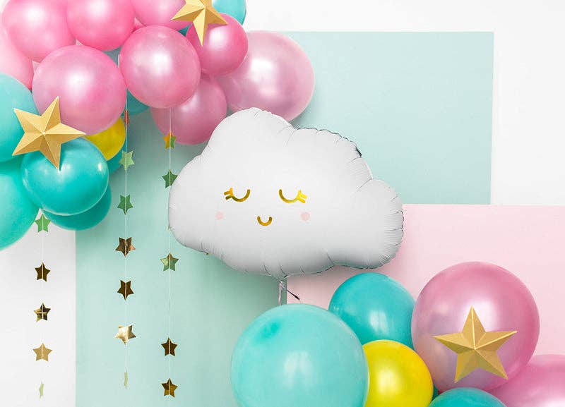 Cloud Smile Foil Balloon 20 in. PartyDeco USA