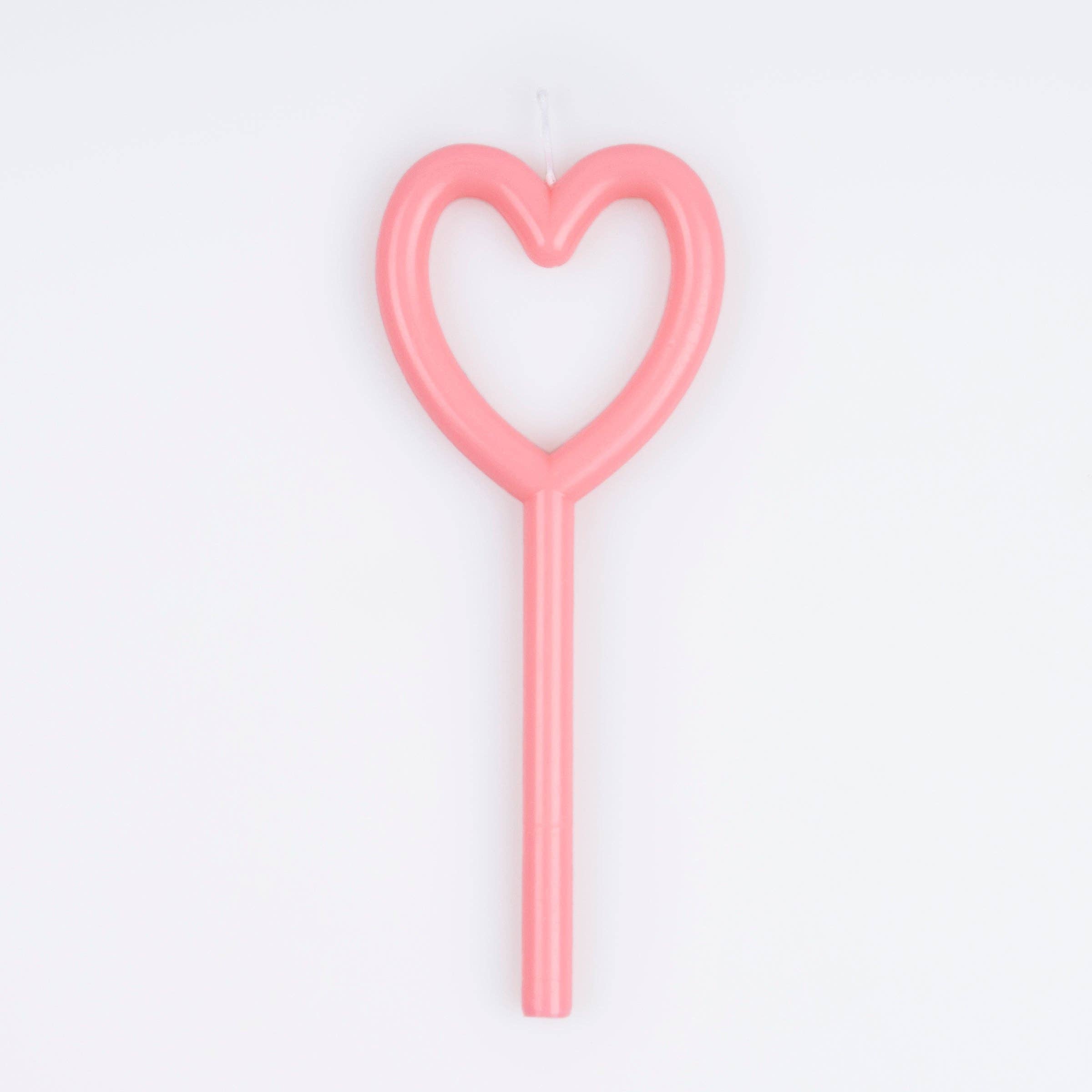 Slim Heart Candle