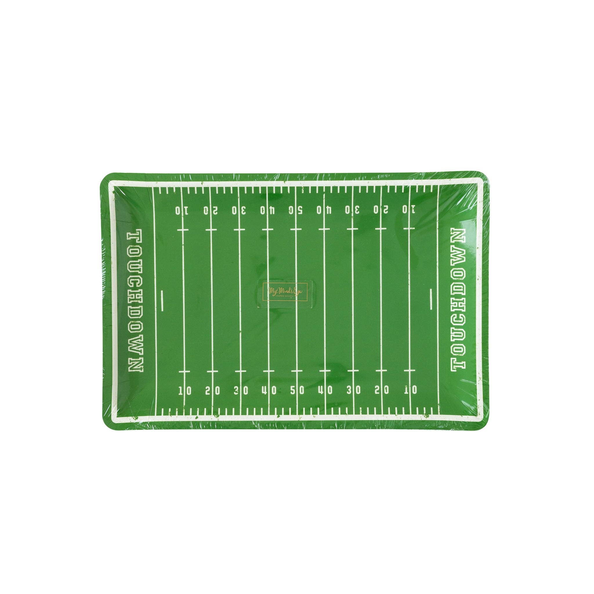 FTB940 - Football Field Shaped Paper Plate