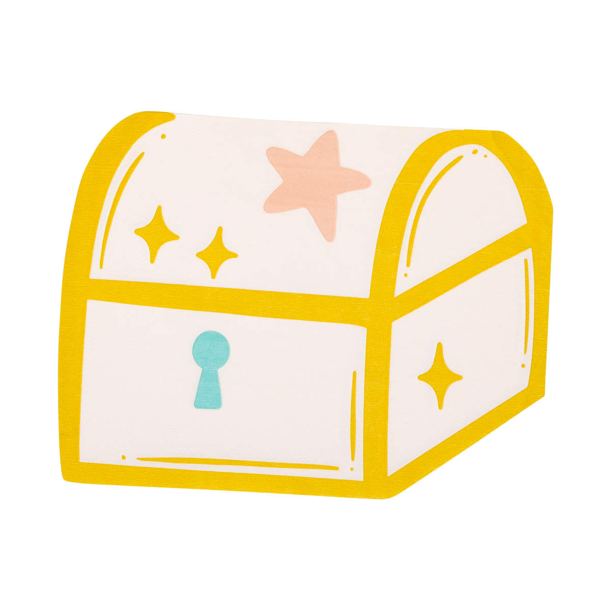 PLMER37 - Mermaid Treasure Chest Napkin