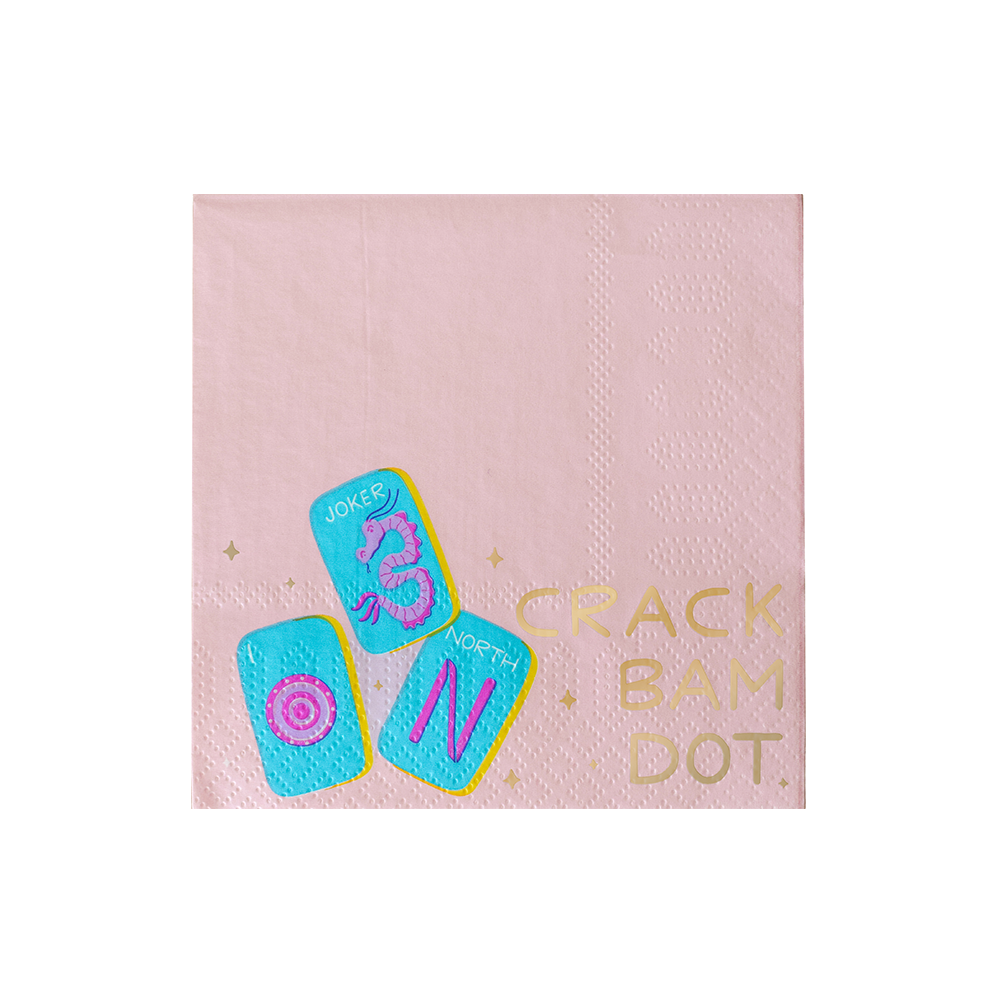 Game Night Crack Bam Dot Cocktail Napkins