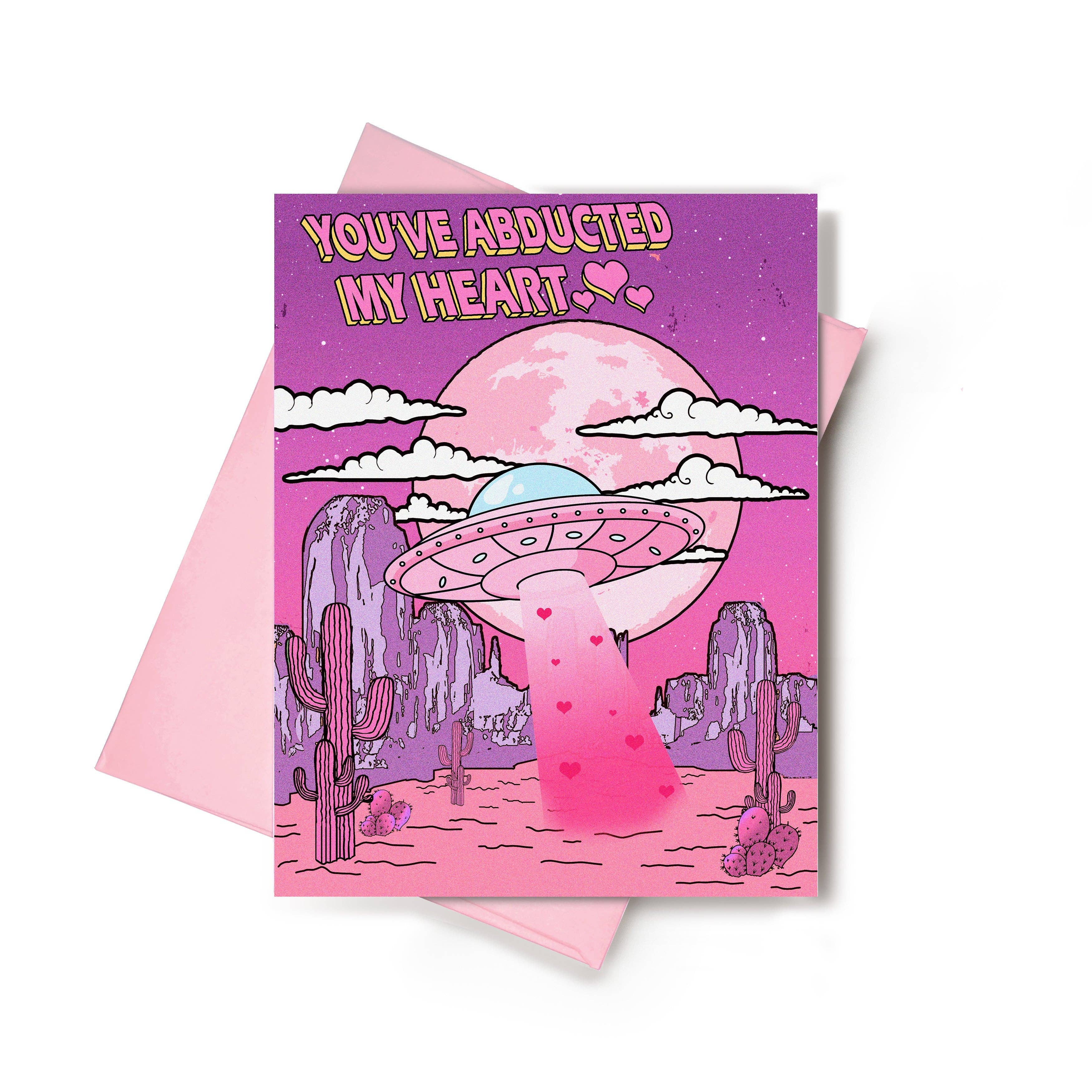 You've Abducted My Heart – Valloween Alien Card Set of 6