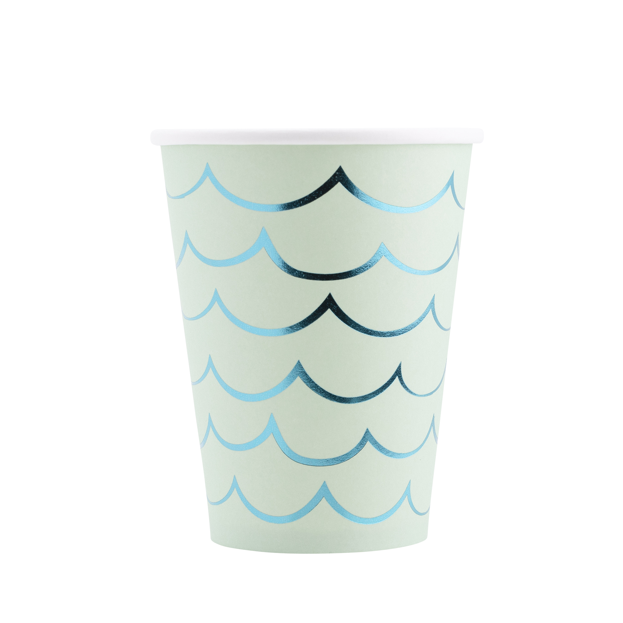 SEA1011 - Mermaid Tail Paper Party Cups - 12 oz