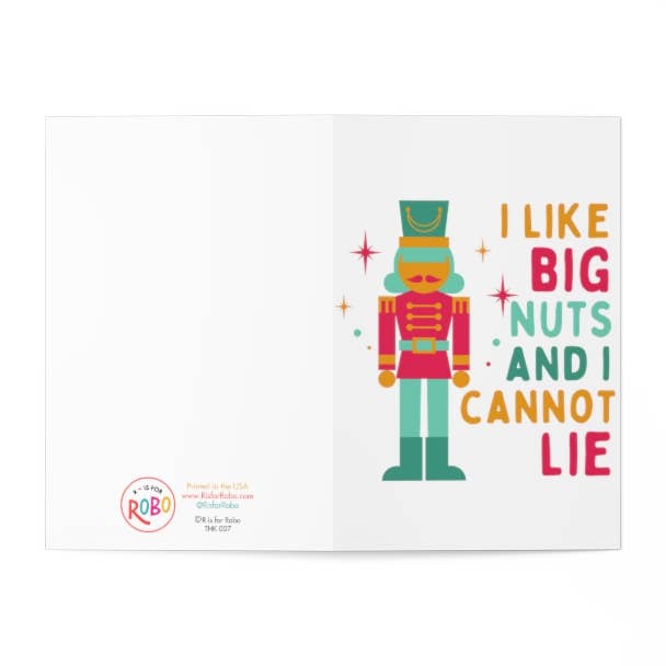 Nutcracker Funny Christmas Card - Funny Cute Holiday Cards