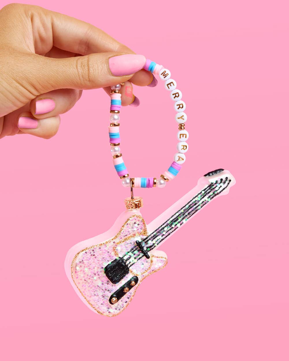 Merry Era Swiftie Christmas Ornament - friendship bracelet