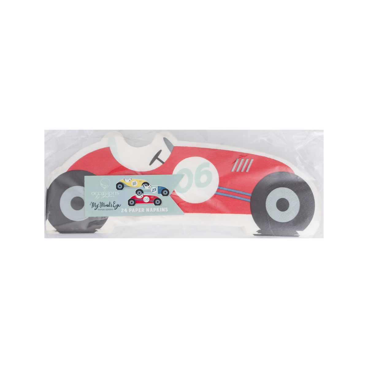 MIL1039 - Miles per Hour - Race Car Napkin Set