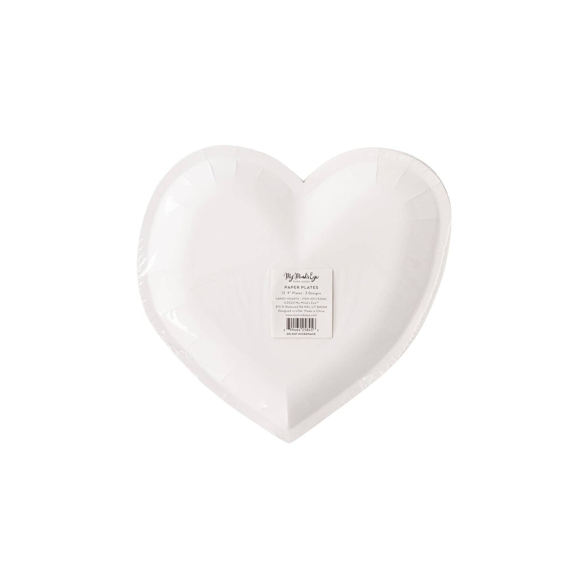 PLTS356C - Candy Hearts Shaped Plate